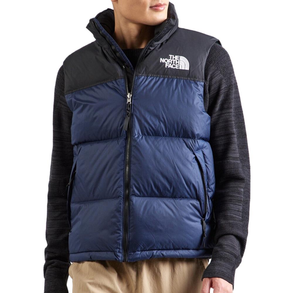 Chaqueta de pluma azul para mujer The North Face Nuptse barato