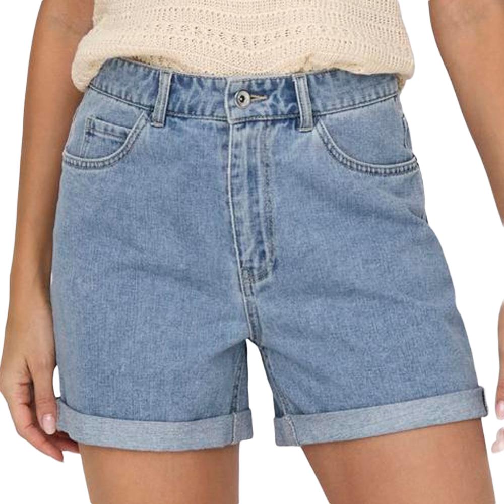 Short en Jean Bleu Femme Only Vega pas cher