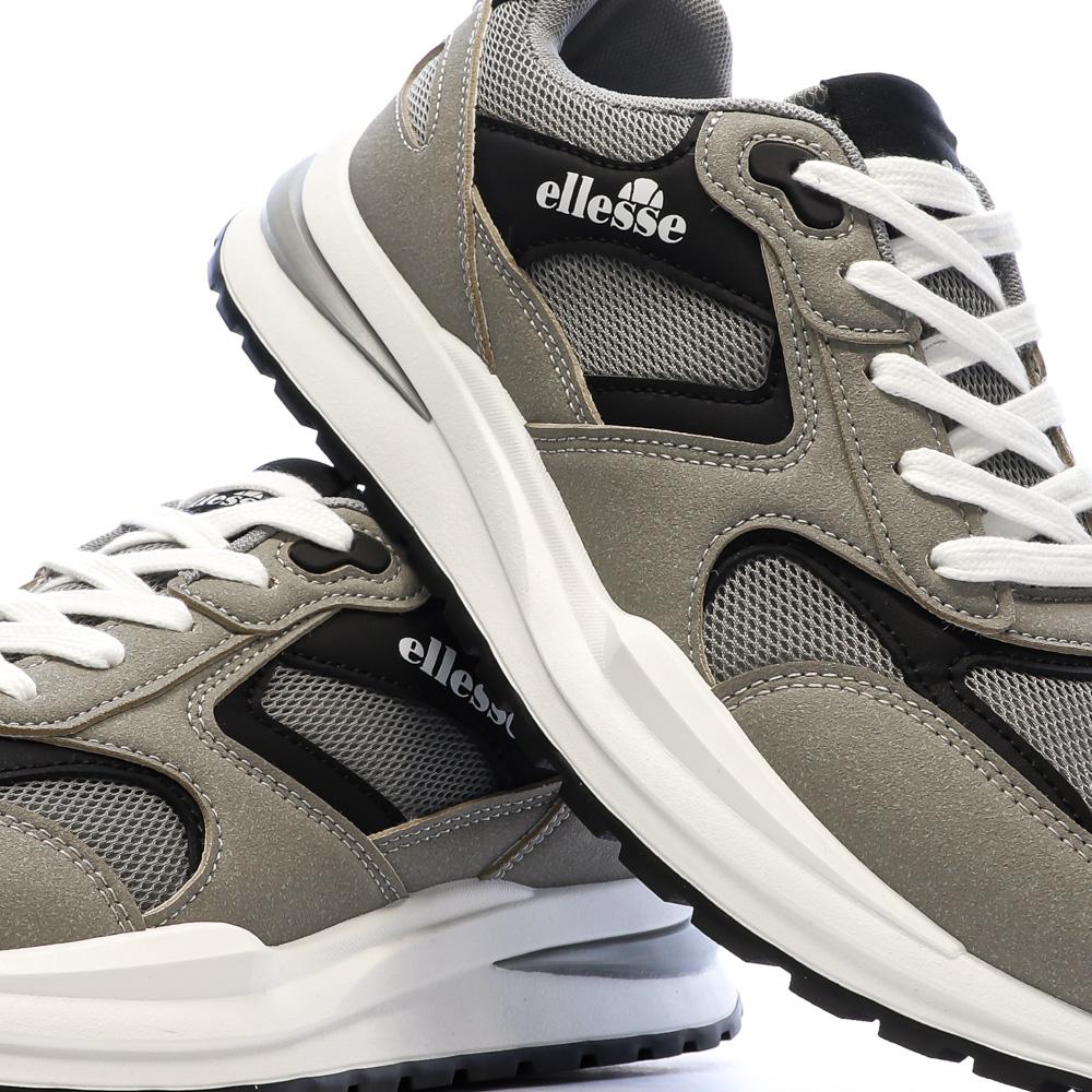 Baskets Noir/Gris Homme Ellesse Taupe vue 7