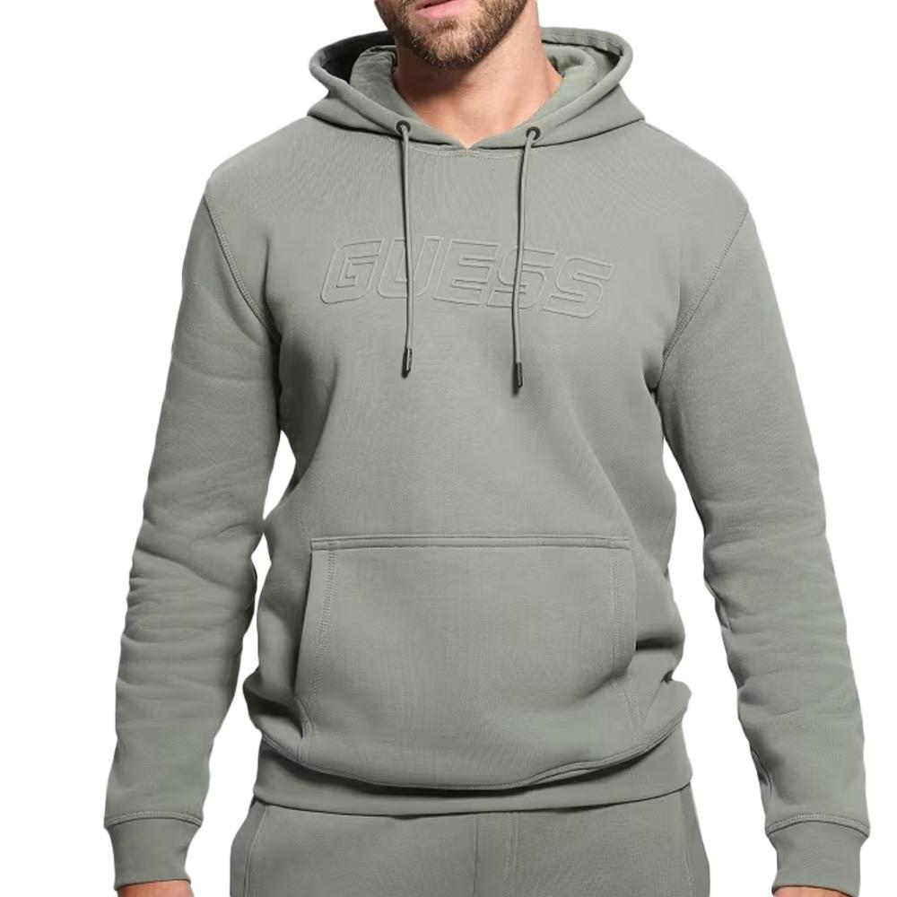 Sweat Vert Homme Guess Aldwin pas cher