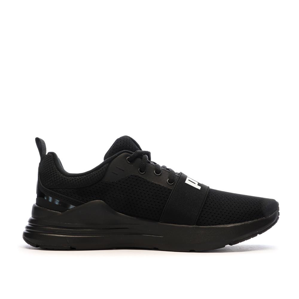 Baskets Noires Homme Puma Wired vue 2