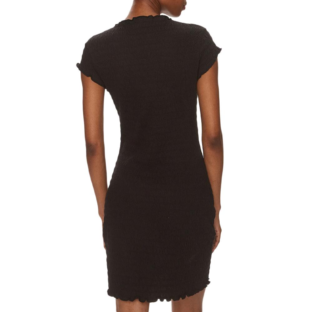 Robe Noire Femme Tommy Hilfiger Smock vue 2
