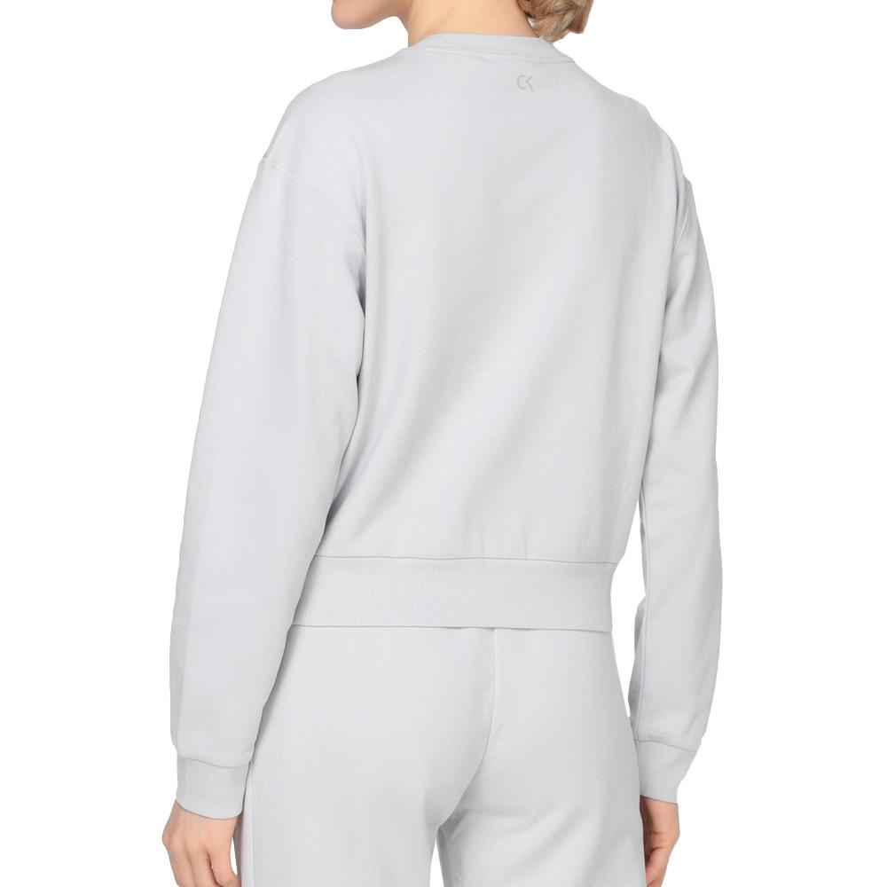 Sweat Gris Femme Calvin Klein vue 2