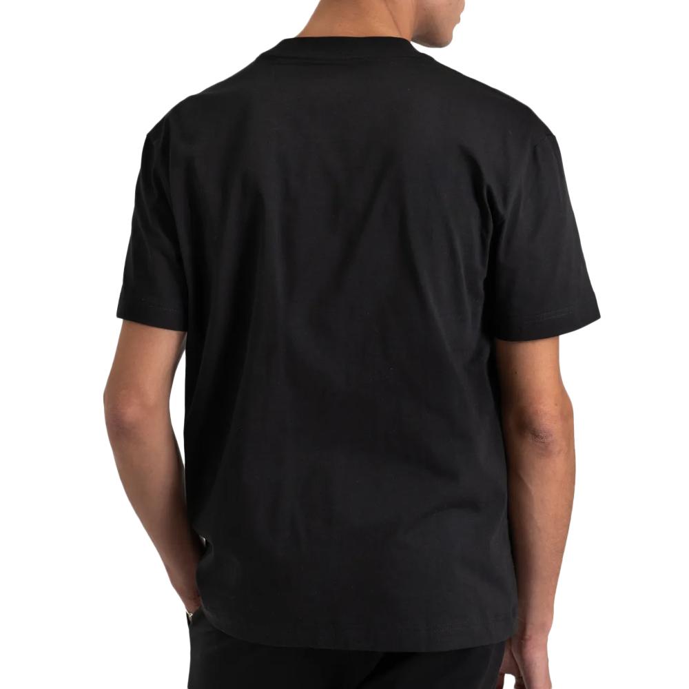 T-shirt Noir Homme Calvin Klein Jeans Embroidered vue 2