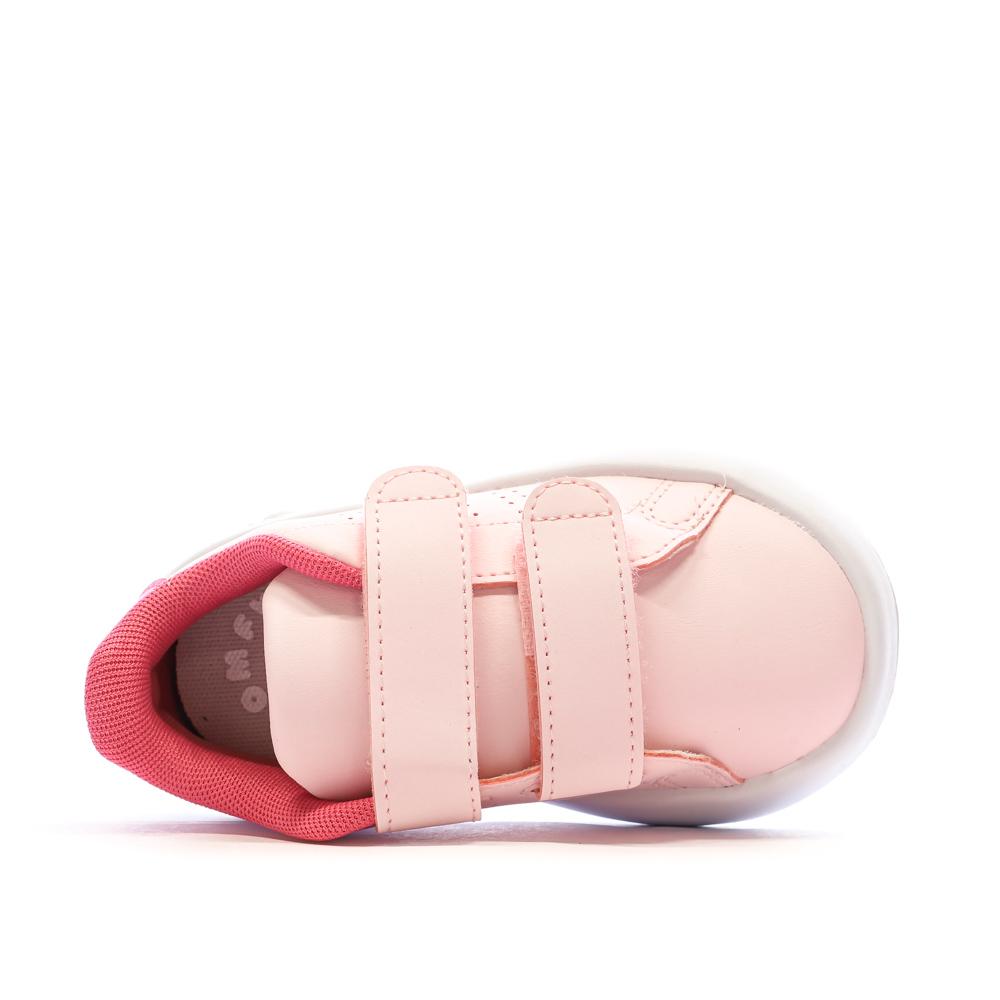 Baskets Rose Fille Adidas Advantage Cf I vue 4