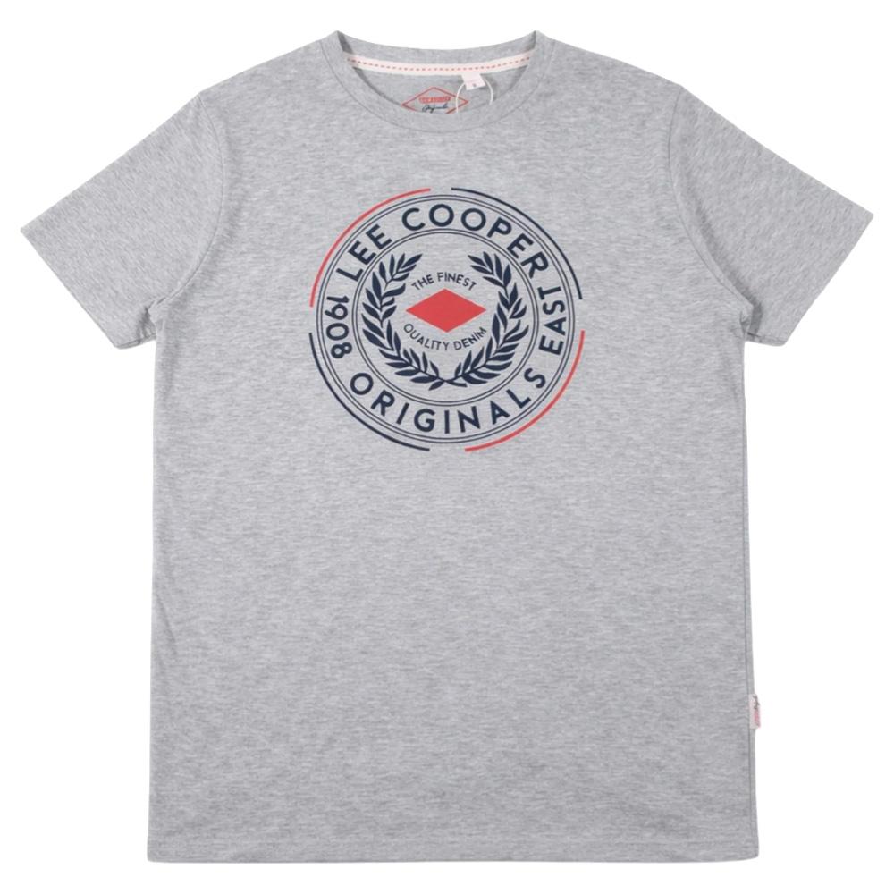 T-Shirt Gris Lee Cooper LCN822 vue 2