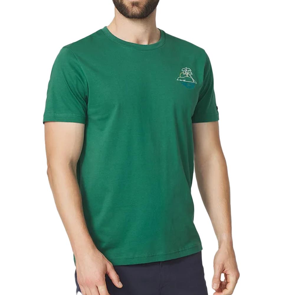 T-shirt Vert Homme TBS SOHANTEE pas cher