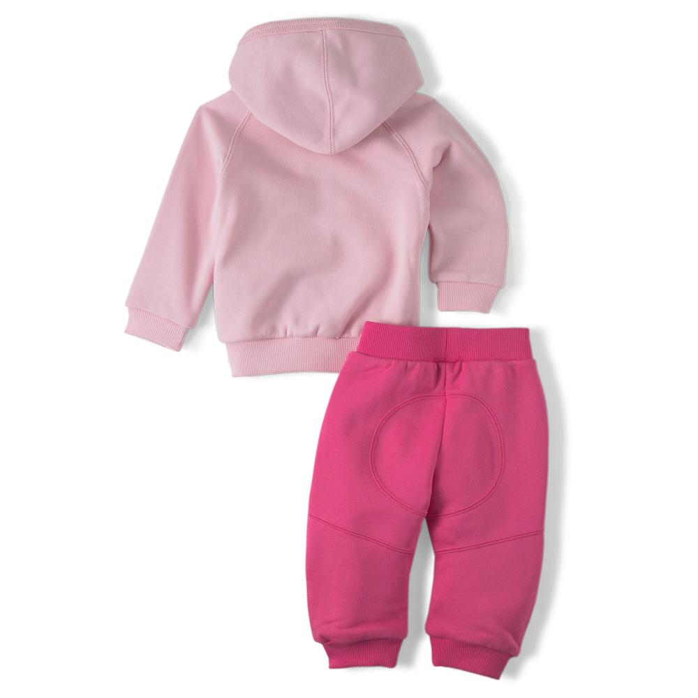 Ensemble Rose Fille Puma Hooded Baby vue 2