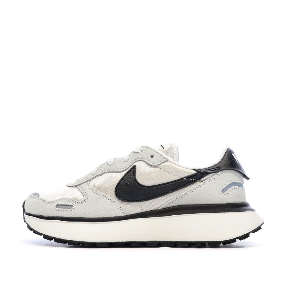 Baskets Beiges Femme Nike Phoenix Waffle pas cher