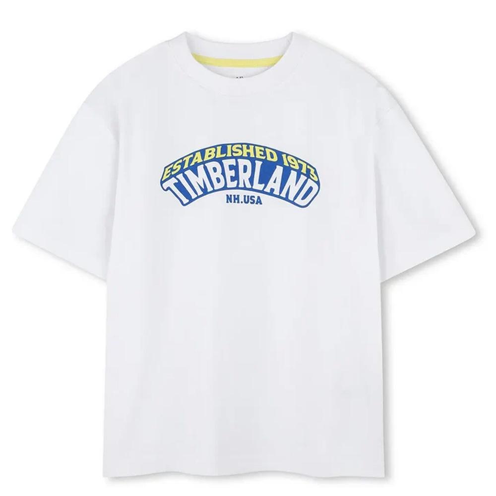 Camiseta blanca para niño Timberland T60430 barato
