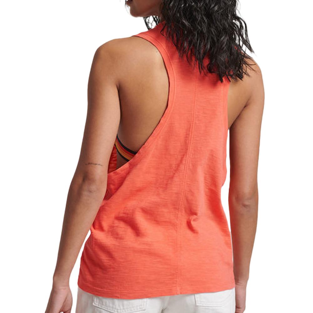 Débardeur Orange Femme Superdry Vintage Surf vue 2