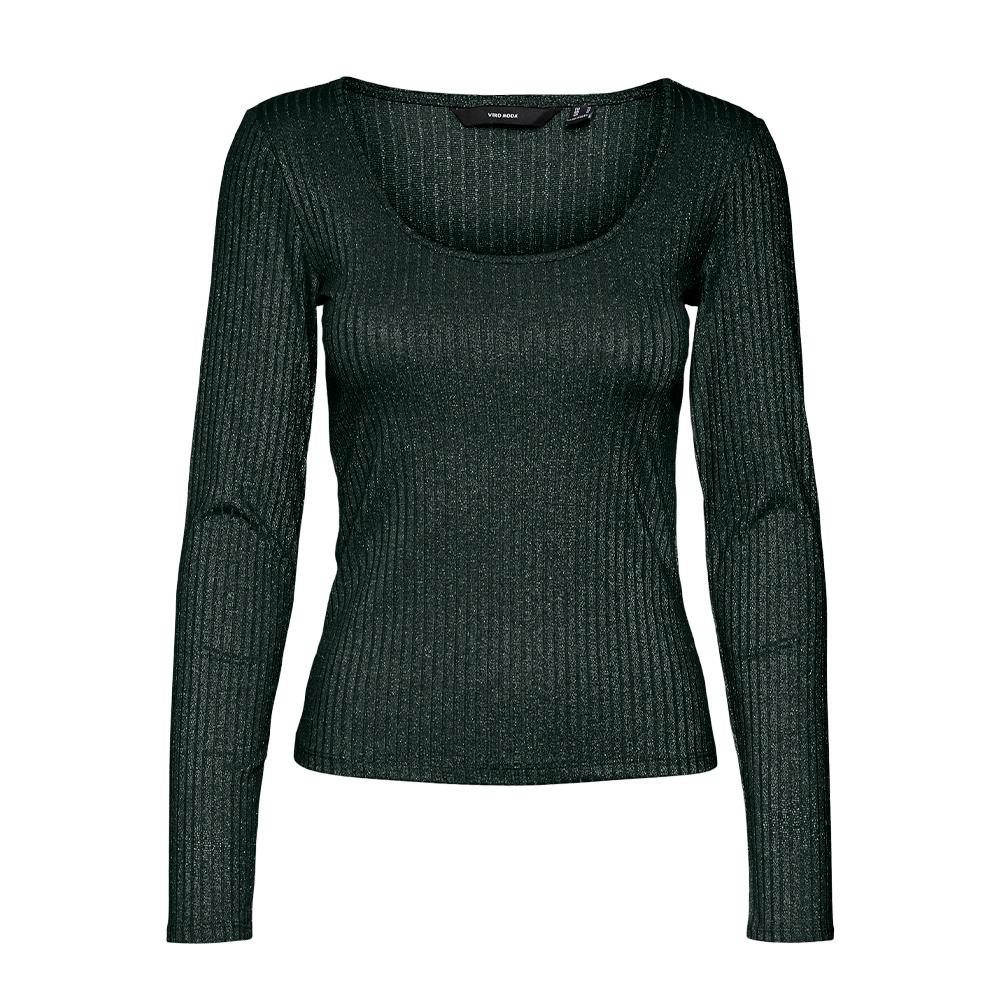 T-shirt Manches Longues Gris Femme Vero Moda Cora pas cher