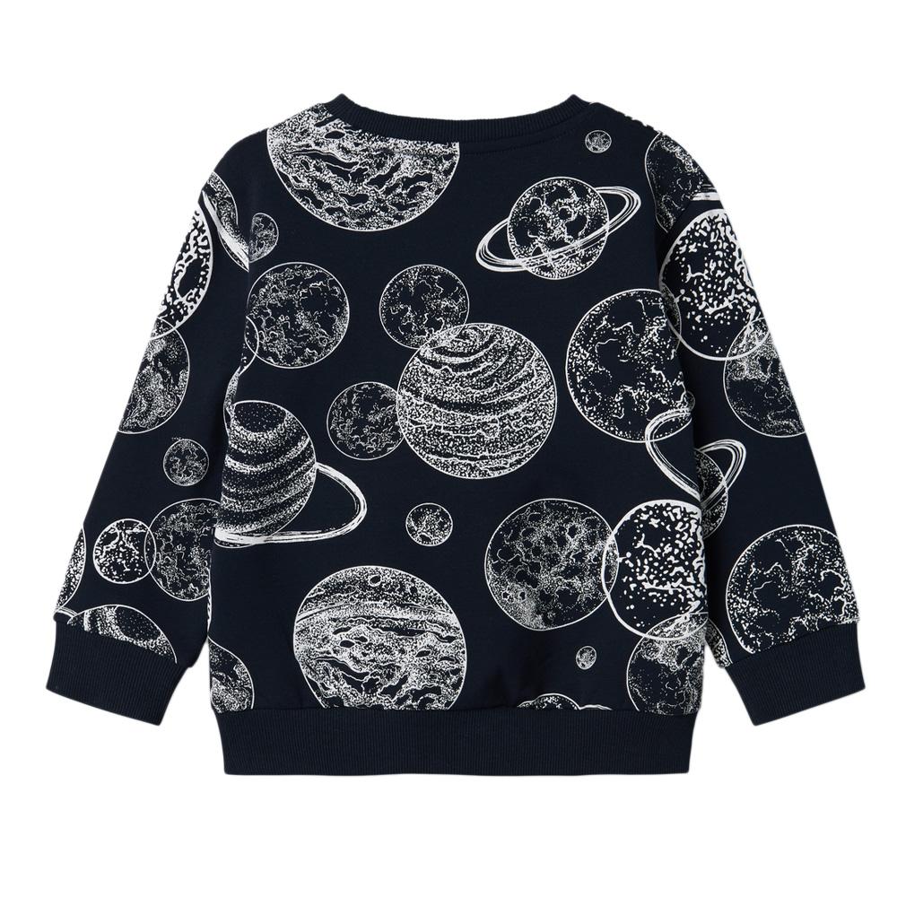Sweat Marine Garçon Name it Daim Nasa vue 2