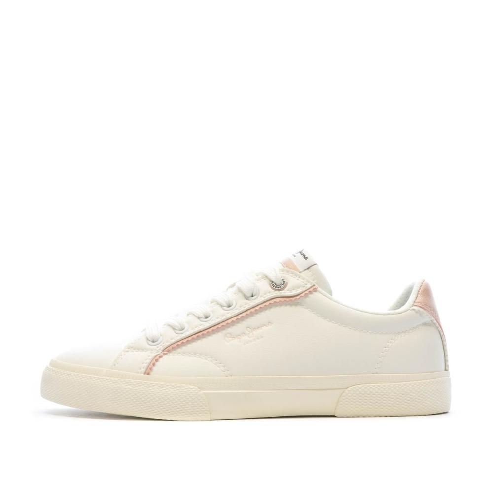 Baskets Blanche Femme Pepe jeans Kenton pas cher