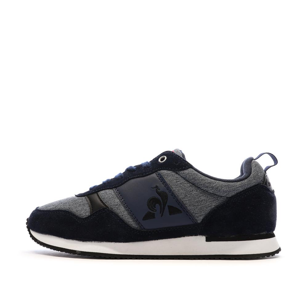 Baskets Marines/Noires Homme Le Coq Sportif Alpha pas cher
