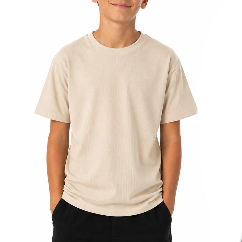 T-shirt Beige Garçon Paname Brothers Dov pas cher