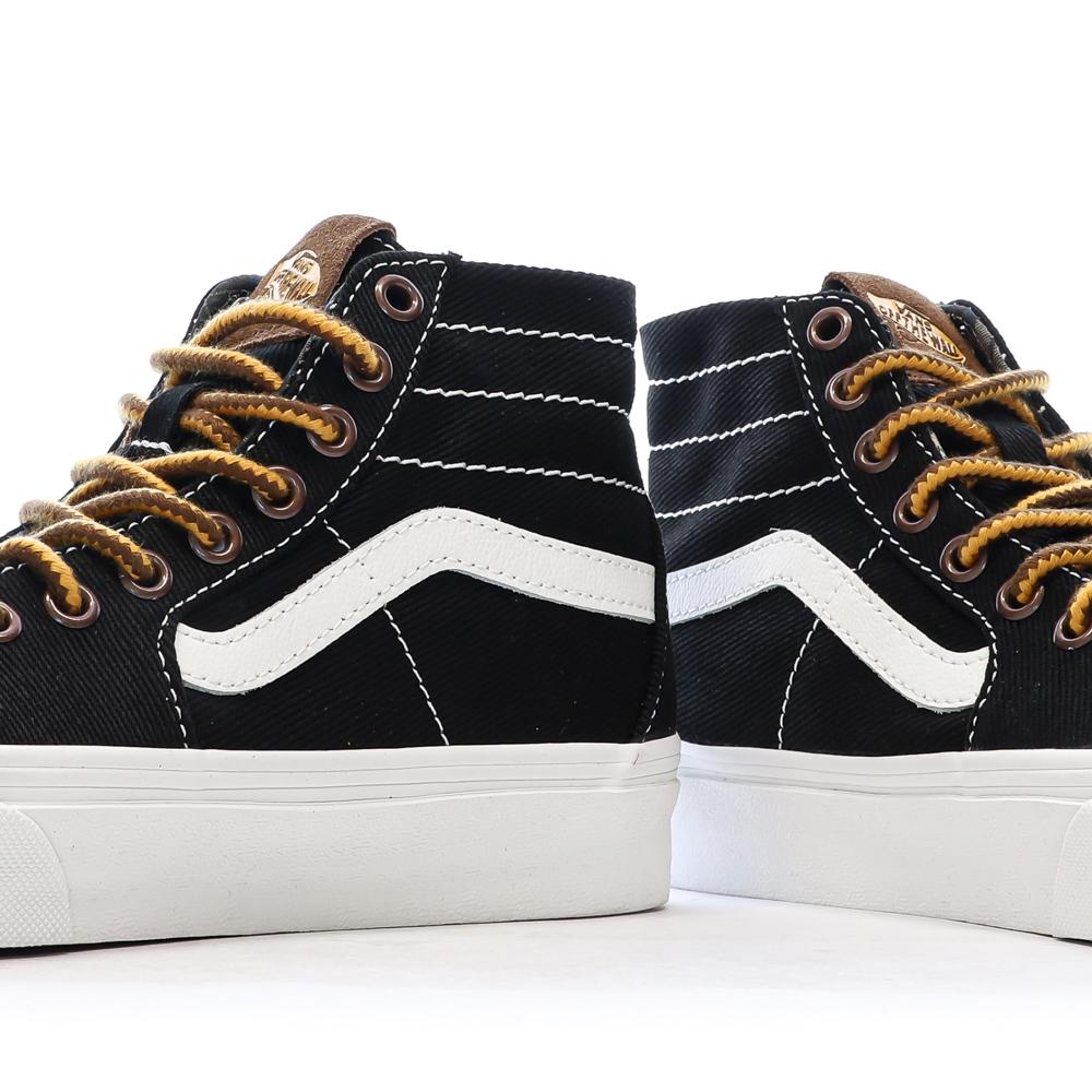 Baskets Noir Homme Vans Ua Sk8-hi Tapered Throwback vue 7