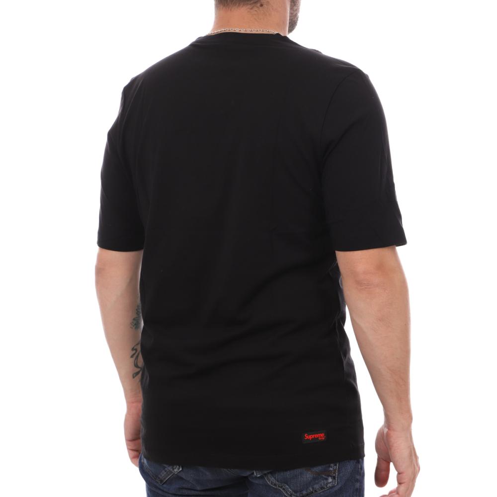T-shirt Noir Homme Supreme Grip Greece 05B vue 2