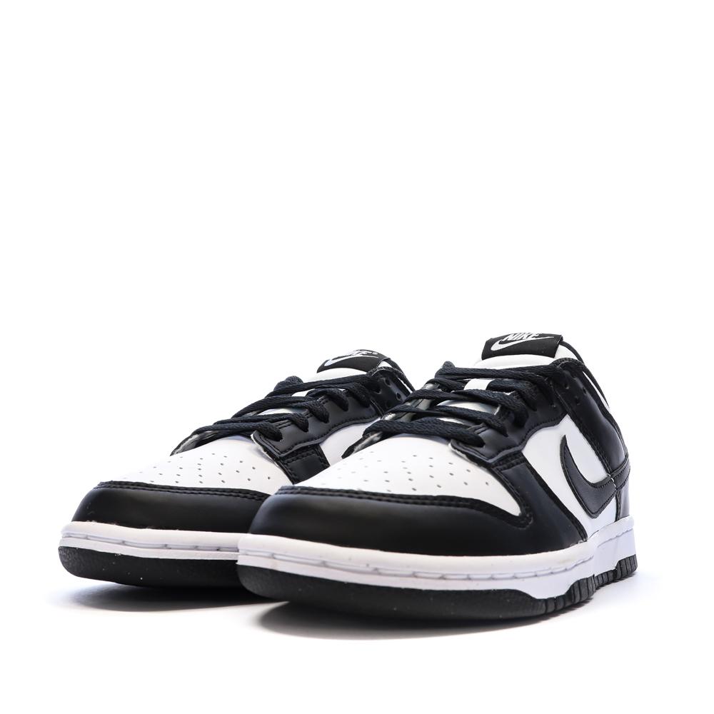 Dunk Low Baskets Blanches/Noires Femme Nike vue 6