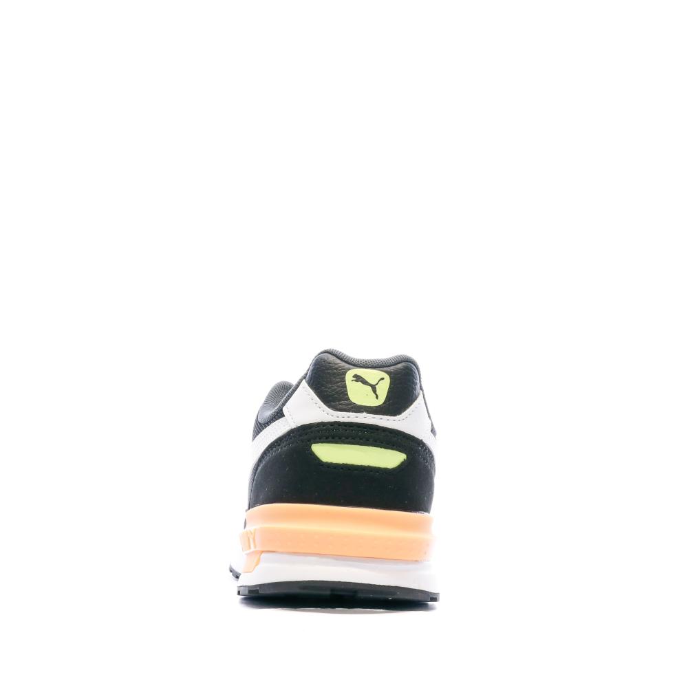 Baskets Noir/Orange Homme Puma Graviton vue 3