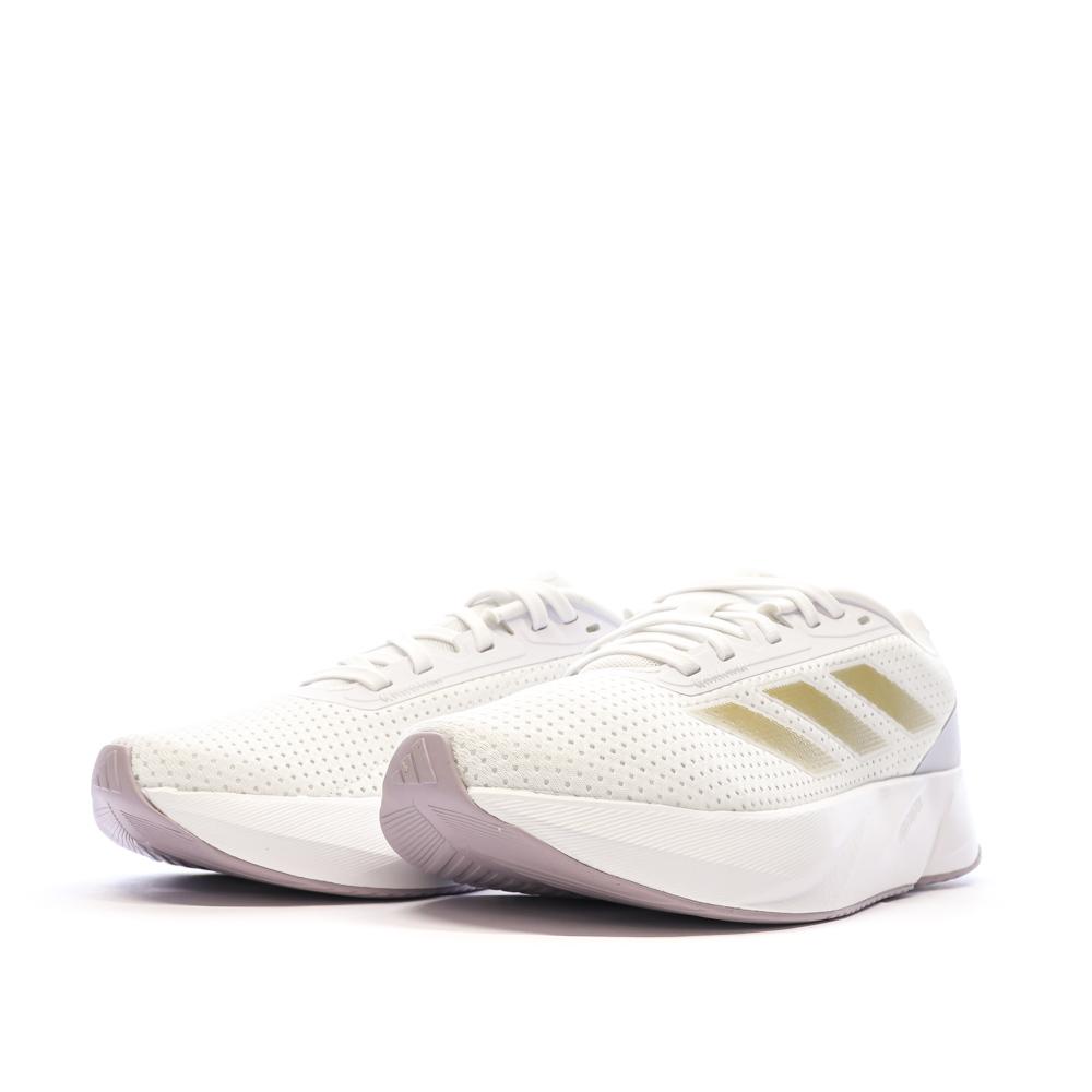 Chaussures de running Blanches/Dorés Femme Adidas Duramo Sl vue 6