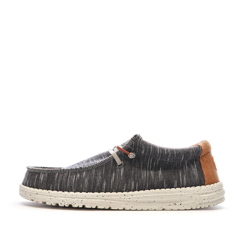 Chaussures Grises Chiné Homme Hey Dude Wally Jersey pas cher