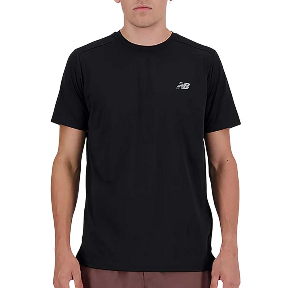 T-Shirt Noir Homme New Balance Sport Essentials1 pas cher