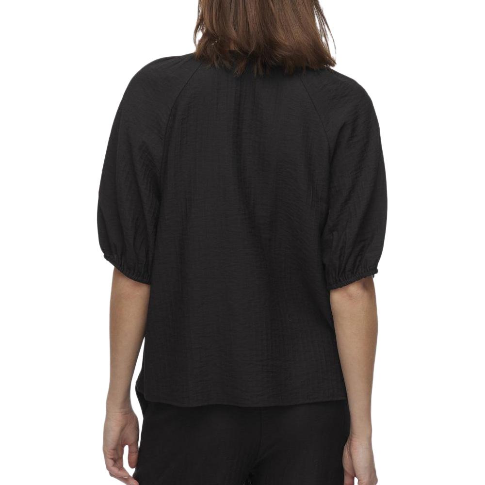 Blouse Noire Femme Vila Viclo vue 2