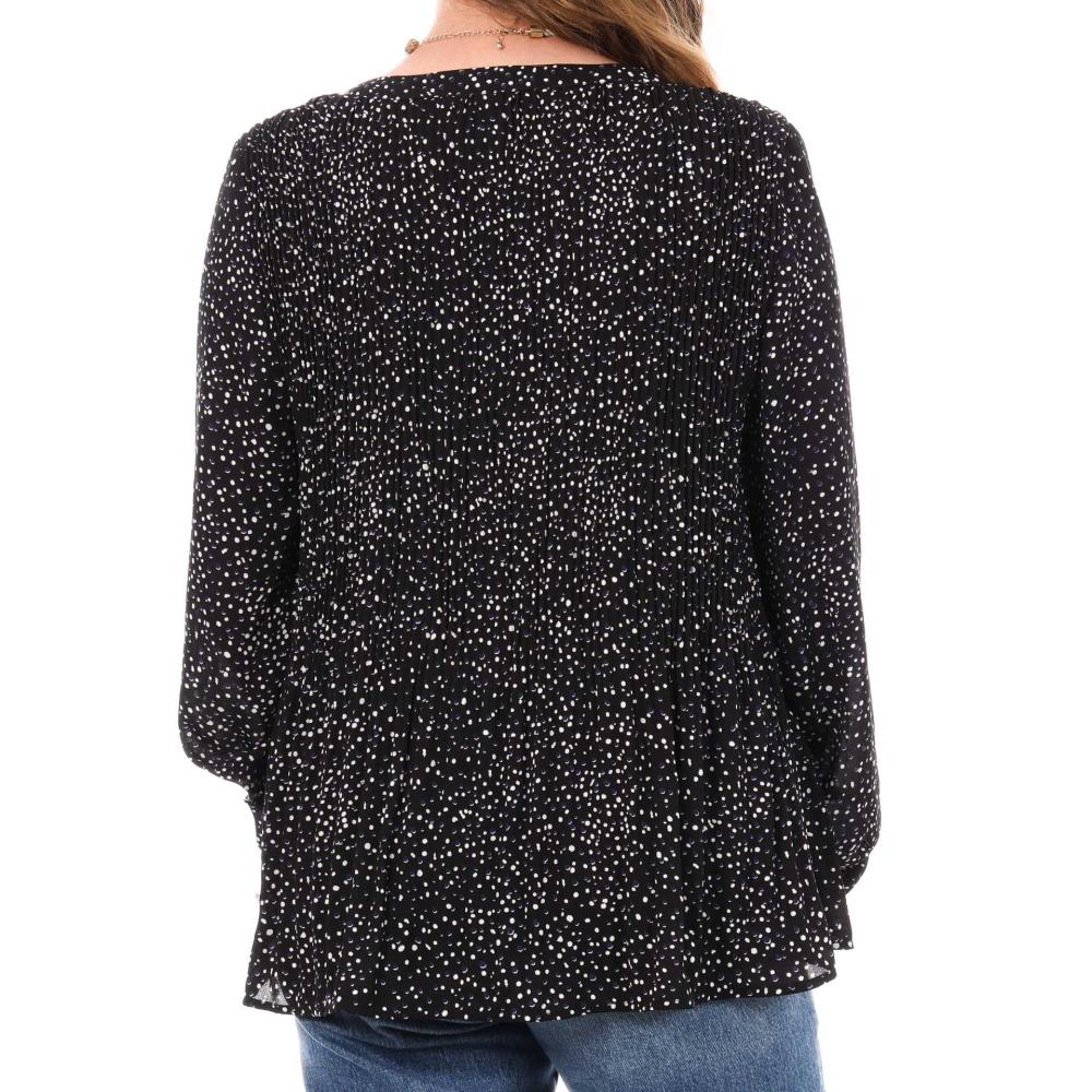 Chemise Noire à Motifs Femme Teddy Smith Phyl vue 2
