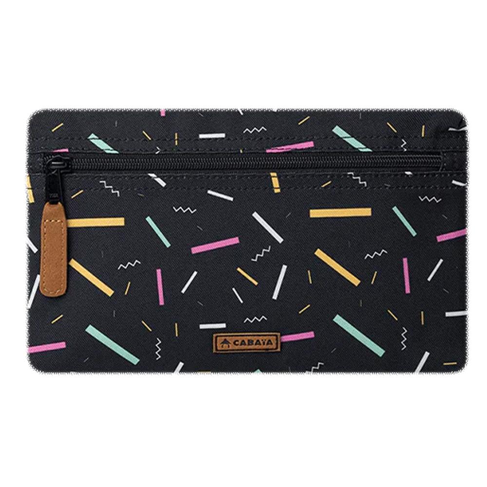 Pochette Avant Noir à Motifs CABAIA Essential pas cher