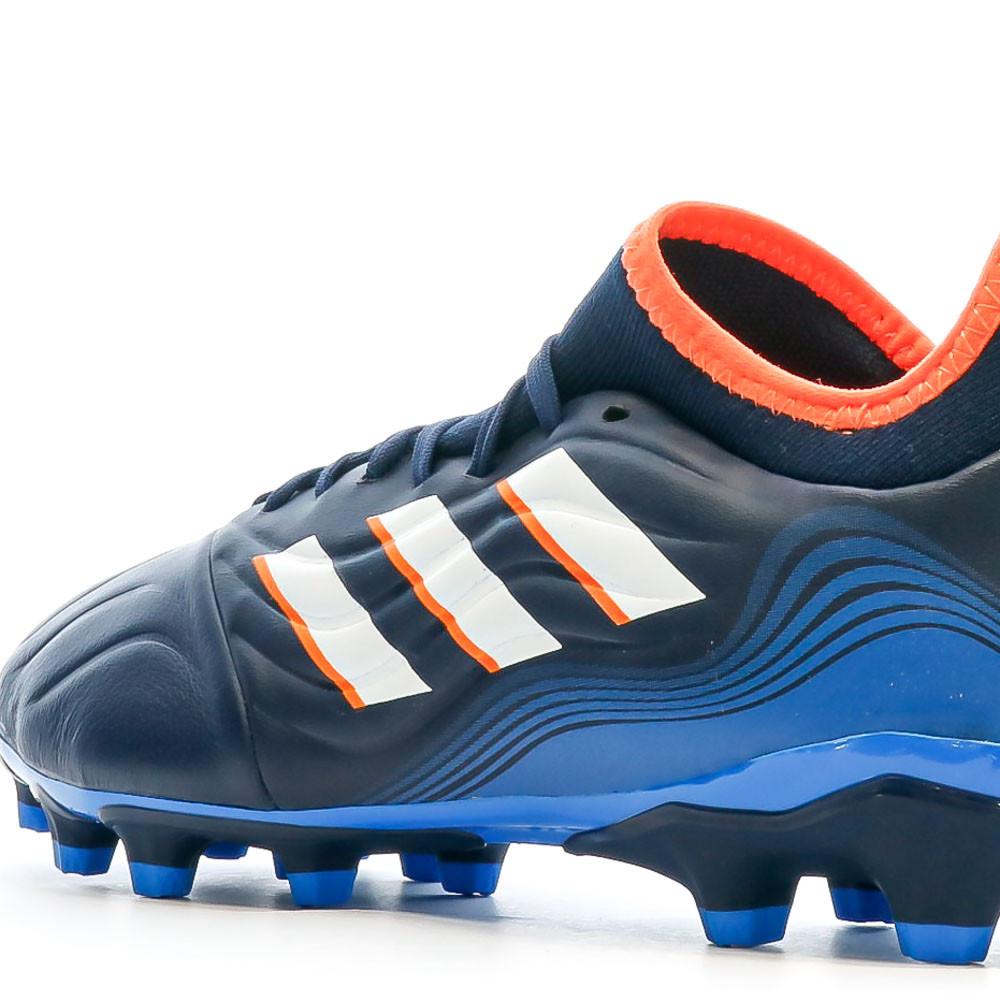 Chaussures de football Marines/Oranges Homme Adidas Copa Sense.3 vue 7