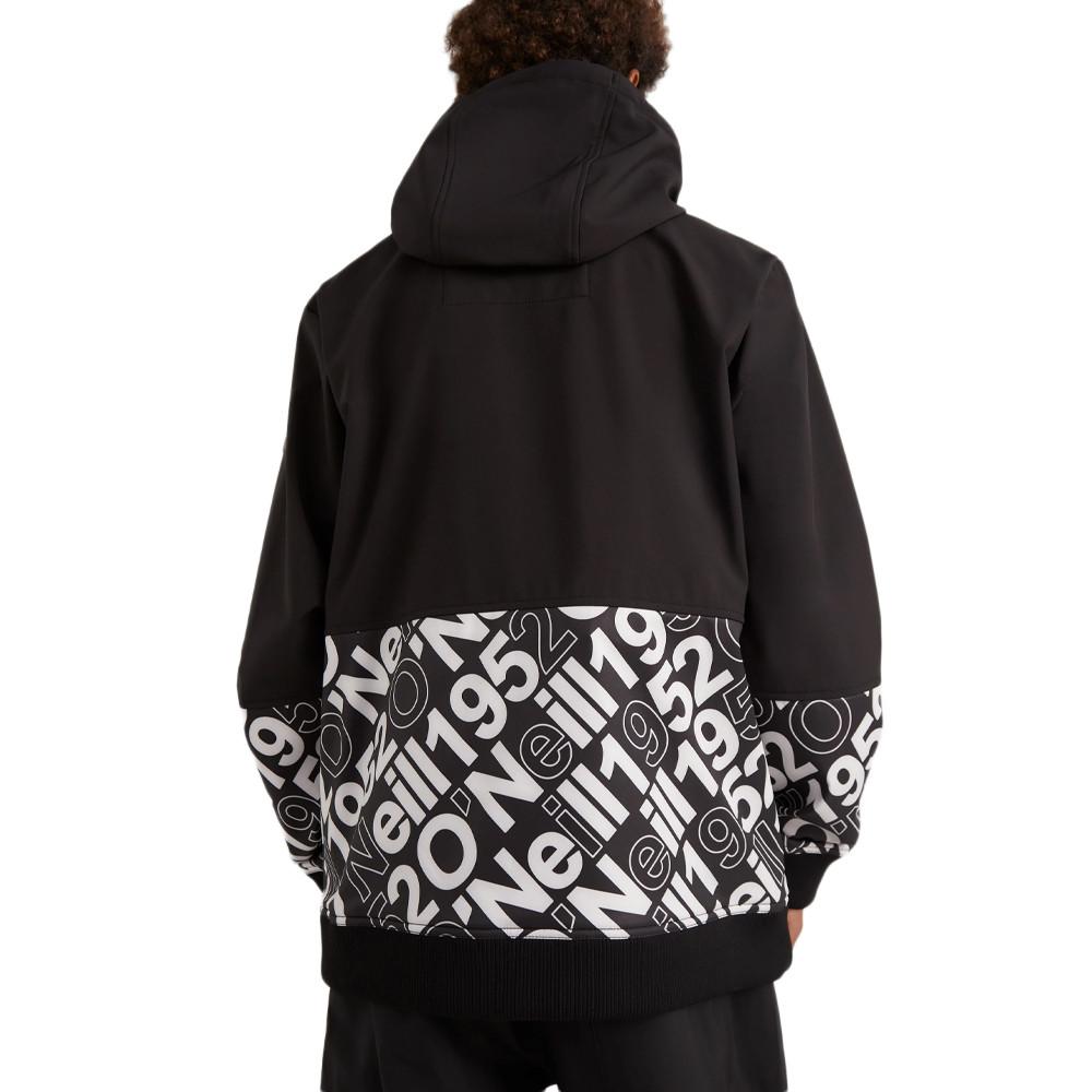 Veste Blanche/Noir Homme O'Neill Softshell vue 2