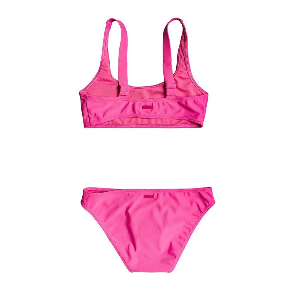 Maillot de Bain Rose 2 Pièces Fille Roxy EARLY vue 2