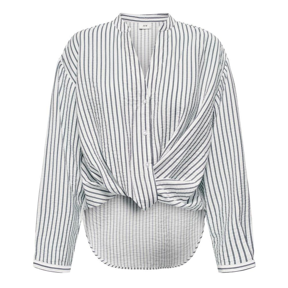 Chemise Blanc/Bleu Femme JDY Barbara Life pas cher