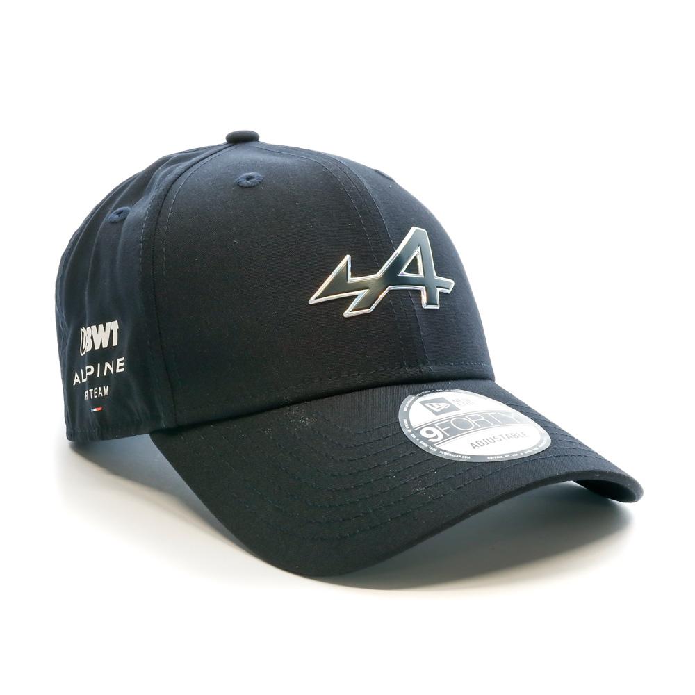 Casquette Noire New Era Iridescent Logo 9forty Renault vue 2