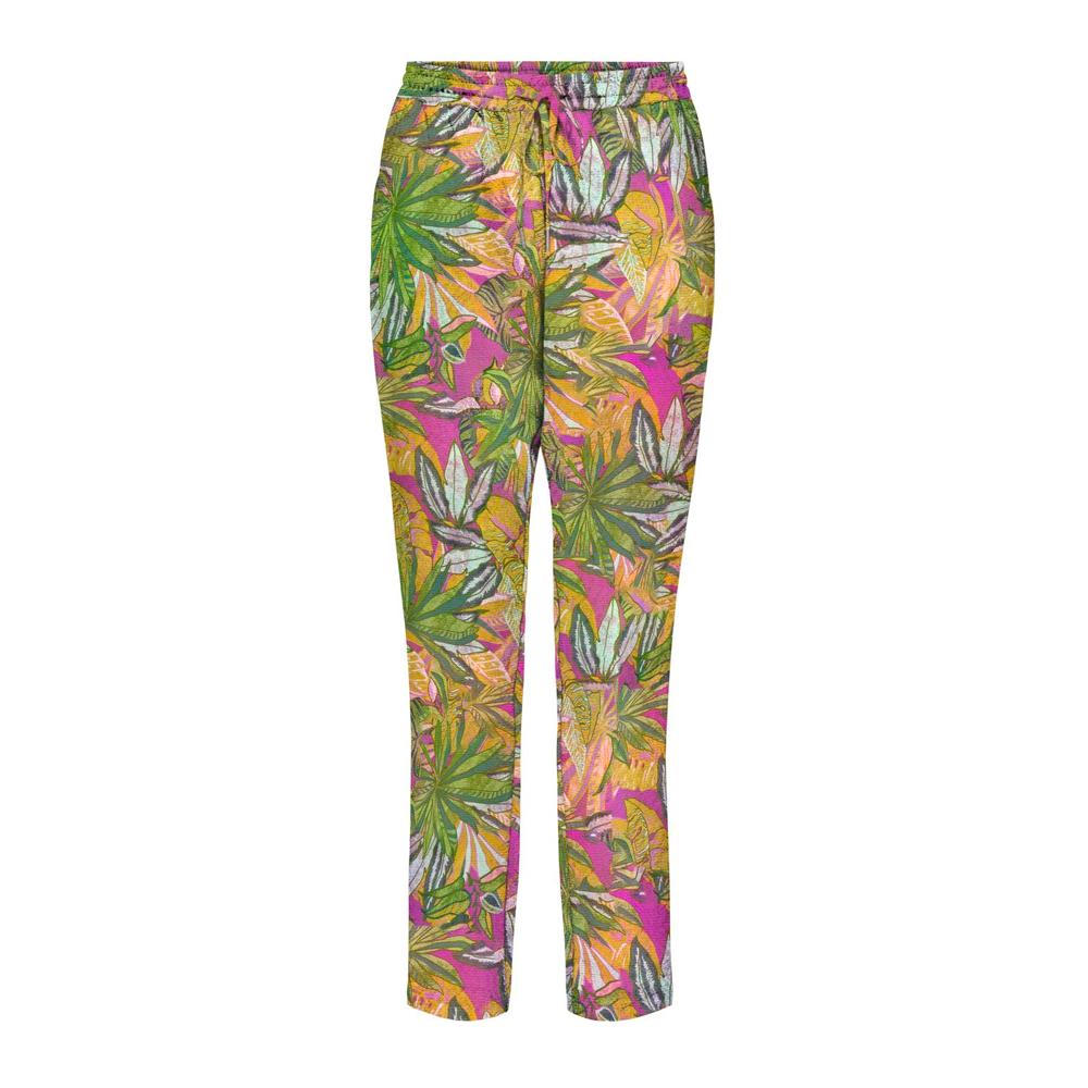 Pantalon Imprimé Rose à Motifs Femme Only pas cher