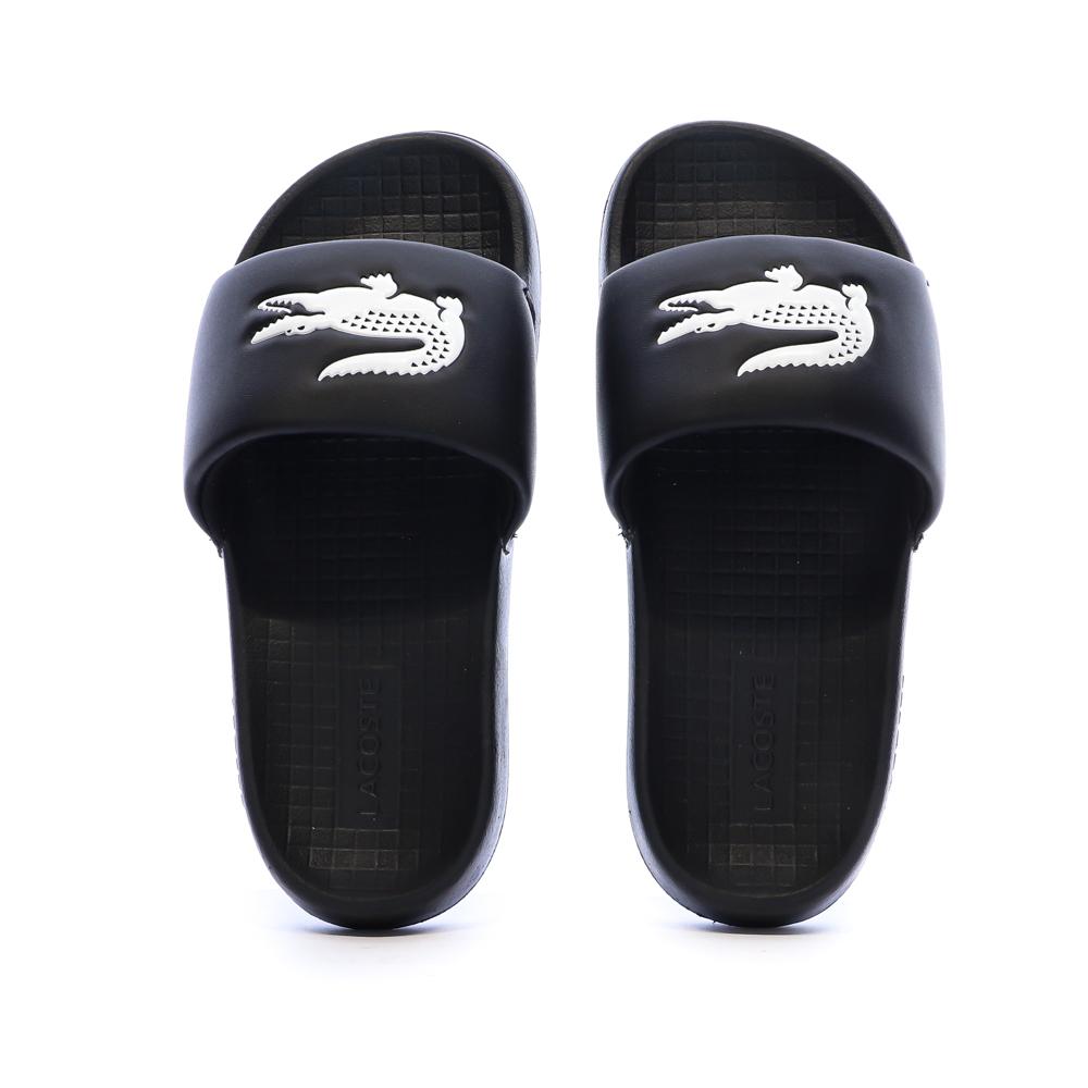 Claquettes Noir Femme Lacoste Serve Slide 1.0 vue 3