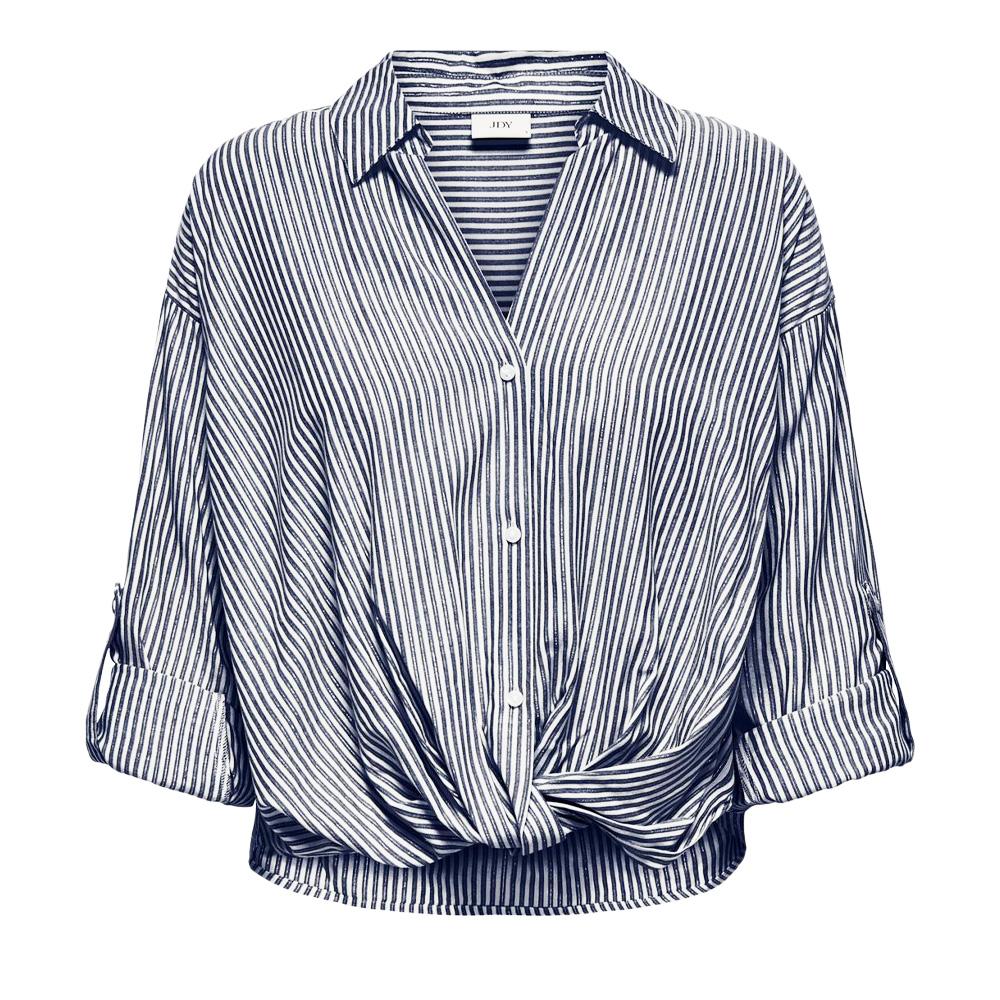 Chemise à Rayures Gris/Blanc Femme JDY Selma pas cher