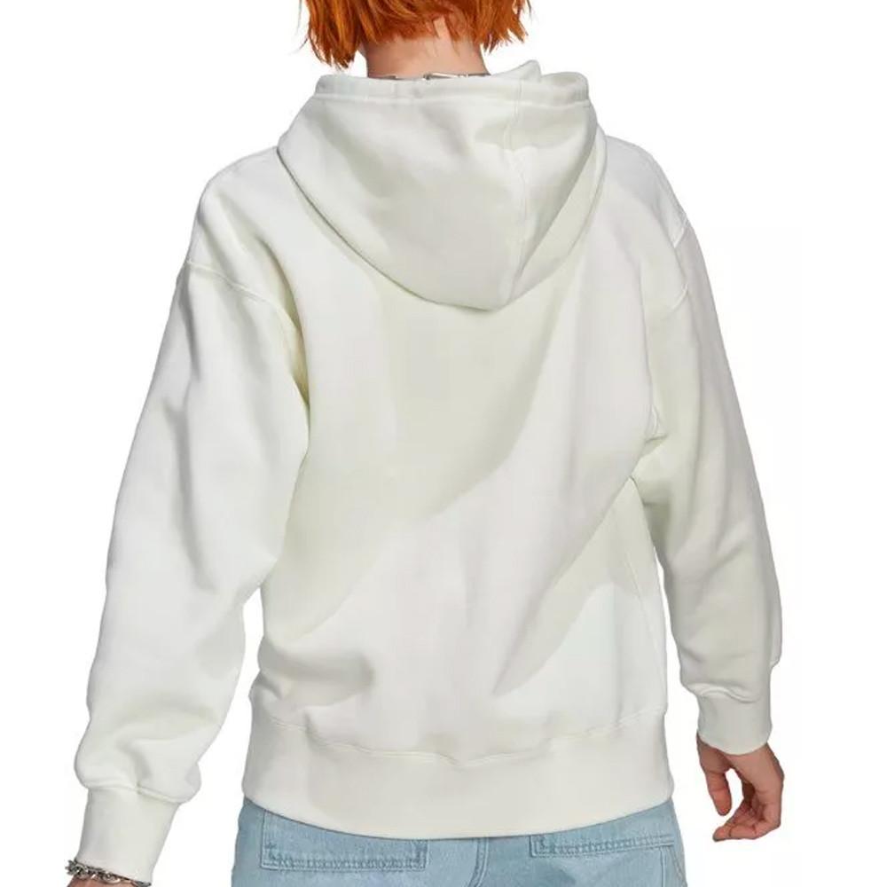 Sweat à Capuche Écru Femme Adidas HM1636 vue 2