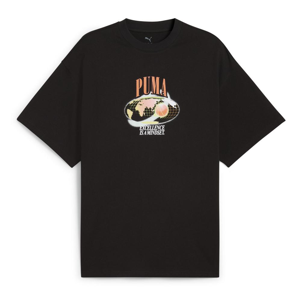 T-Shirt Noir Homme Puma Hoop pas cher