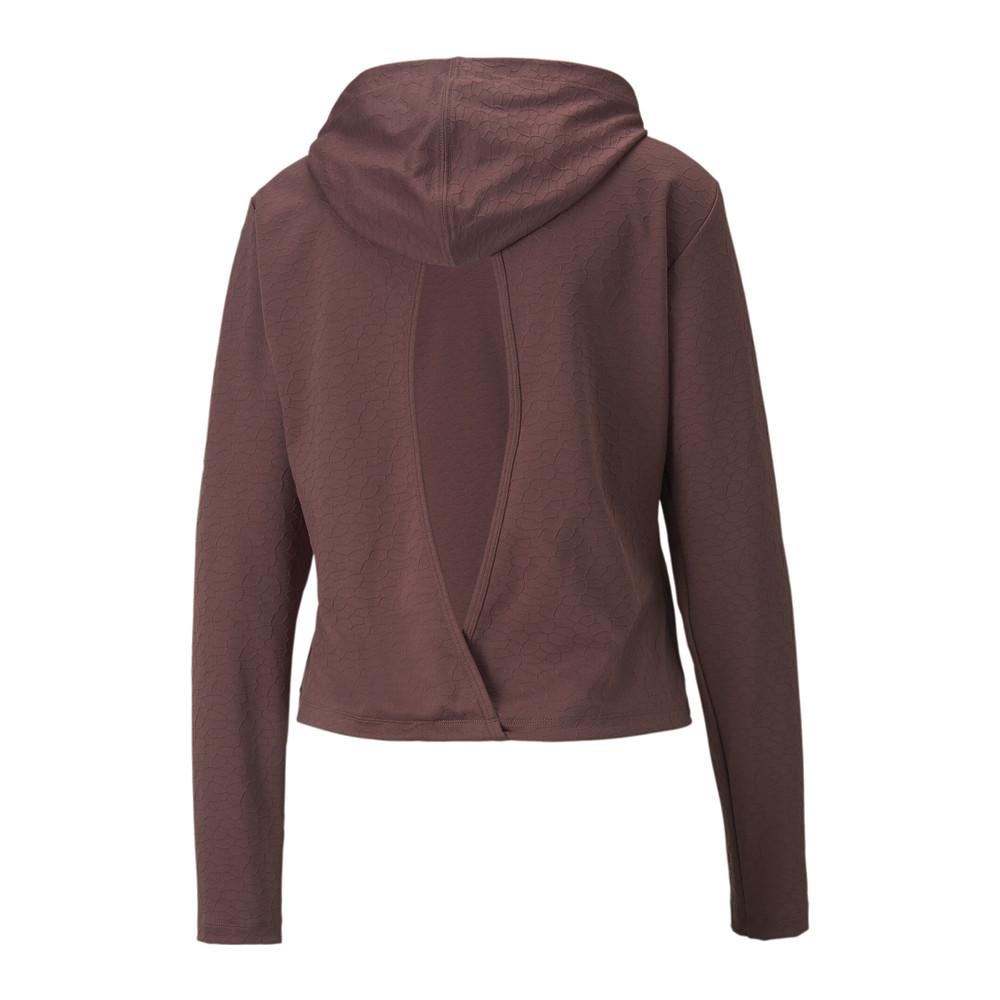 Sweat à capuche Prune Femme Puma Reg Length vue 2