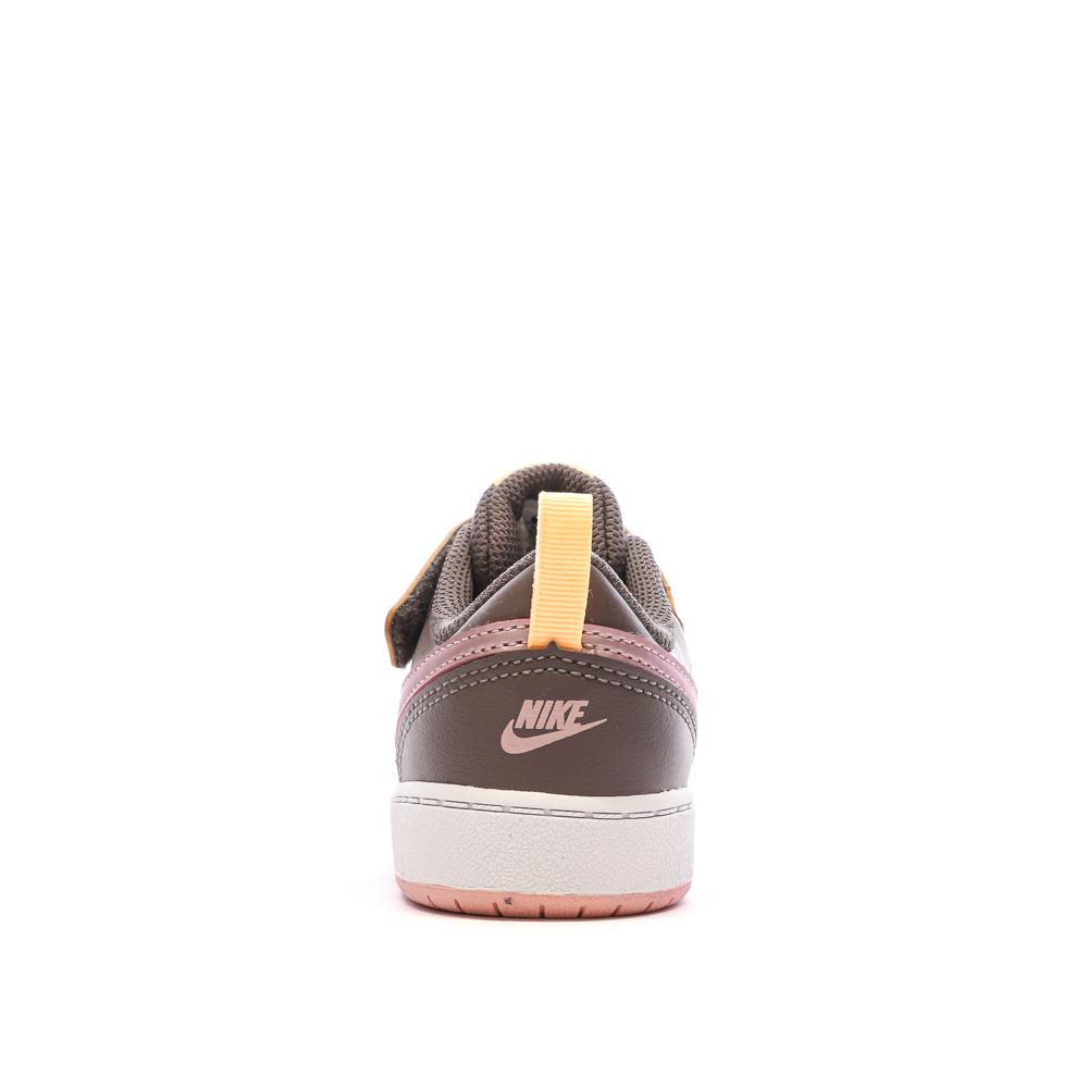 Baskets Violette/Rose Fille Nike Court Borough Low 2 vue 3