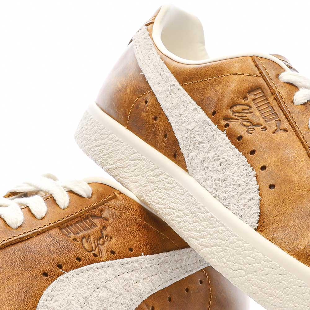 Baskets Camel Homme Puma Clyde Paris vue 7