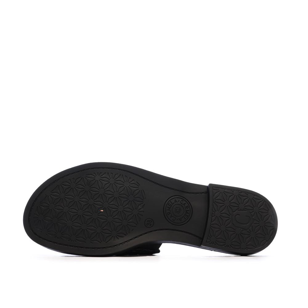 Sandales Noires Femme Carmela Brida vue 5