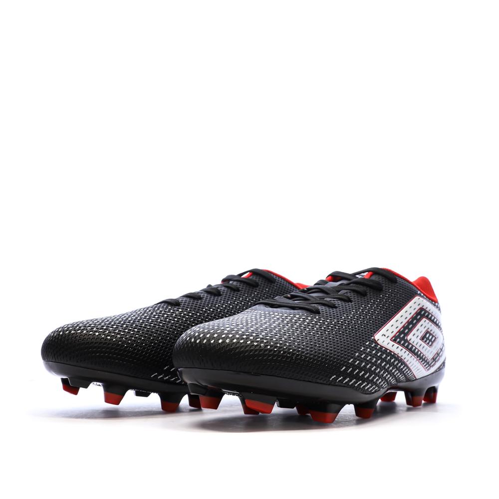 Chaussures de Foot Noires Homme Umbro Aurora Ii Lo FG vue 6