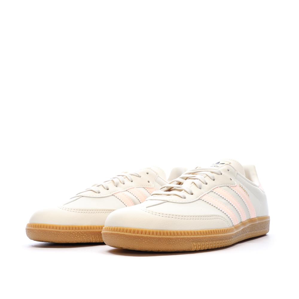 Samba OG Baskets Ecrus Fille/Femme Adidas vue 6