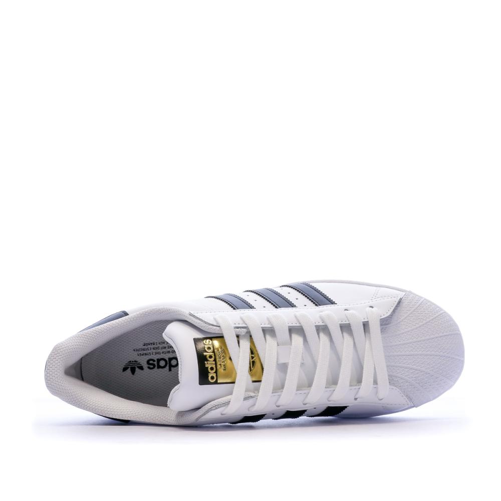 Baskets Blanches Homme Adidas Superstar 50 vue 4