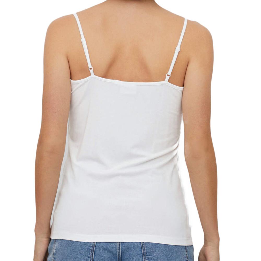 Débardeur Blanc Femme Vila Singlet vue 2