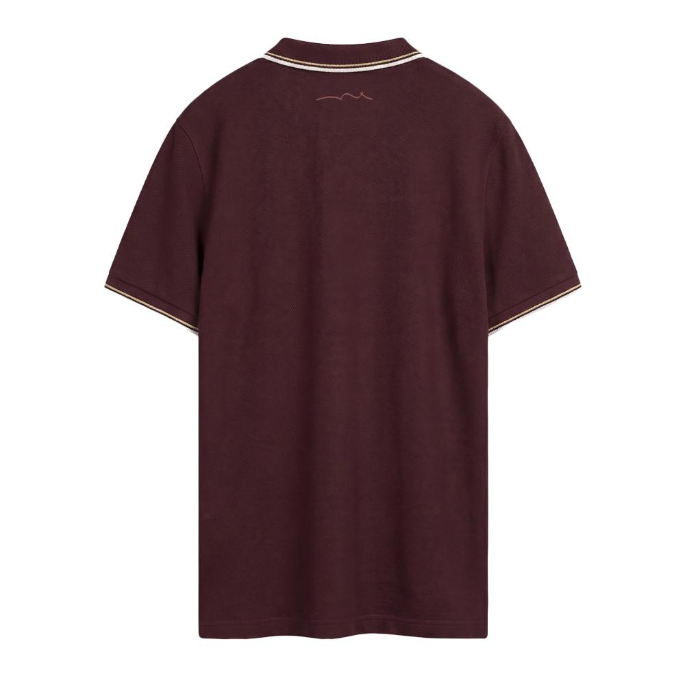 Polo Bordeaux Homme Teddy Smith Pasian 2 vue 2