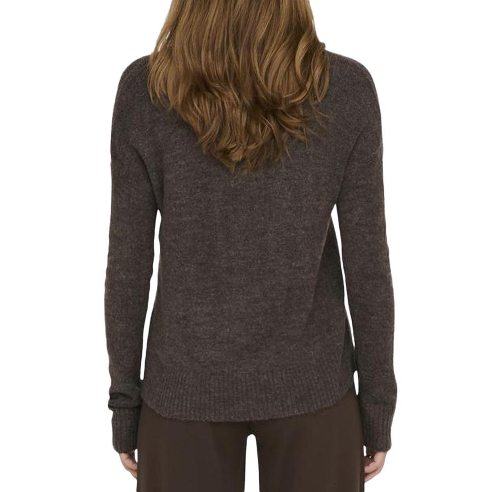 Pull Marron Femme JDY Elanoras vue 2